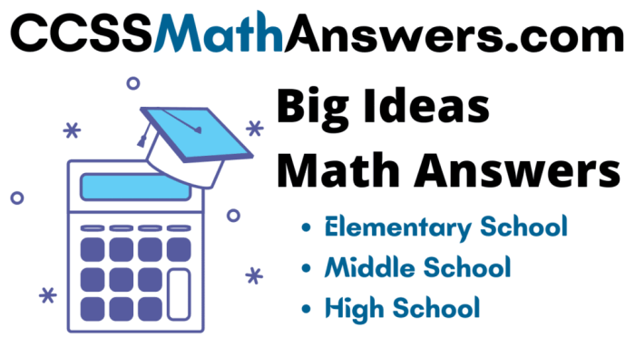 Big ideas math chapter 10 answer key