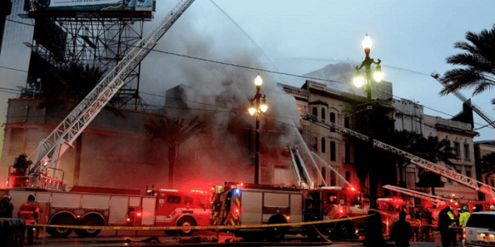 Orleans townhouse destroys wgno paces